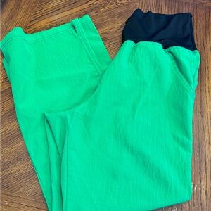Vibrant Green Women's scrub pants